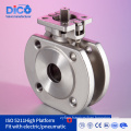 DIN Pn16 Mounting Pad Wafer Flange Ball Valve